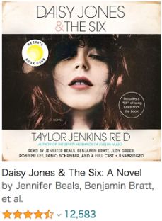 おすすめの英語Audible(オーディオブック)中級者向け_Daisy Jones & The Six by Taylor Jenkins Reid