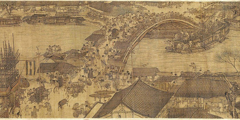三体：VRゲーム 3body.netと清明上河図（Along the River During the Qingming Festival）の対比